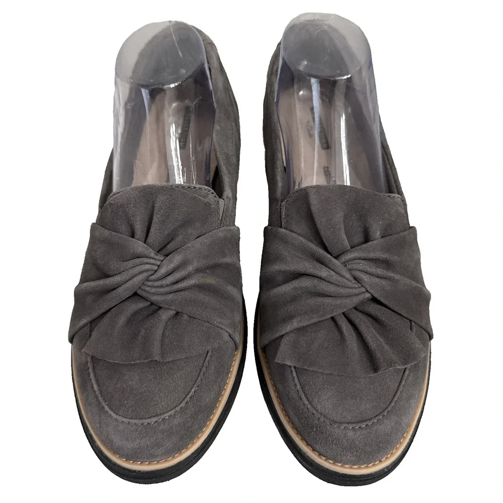 Women's‎ CLARKS Collection Loafer Sharon Dasher Shoes 10 M Suede Comfort Wedge
